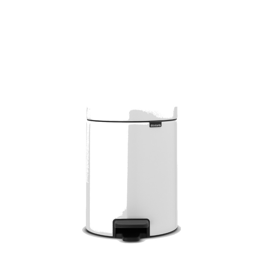 112065_1046_112065-pedal-bin-new-icon-5l-white-01-web-w NewIcon Pedal Bin - канта за отпадоци, 5L white - Image 1