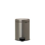 NewIcon Pedal Bin - канта за отпадоци, 5L platinum