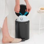 NewIcon Pedal Bin - канта за отпадоци, 5L matt black - Image 6
