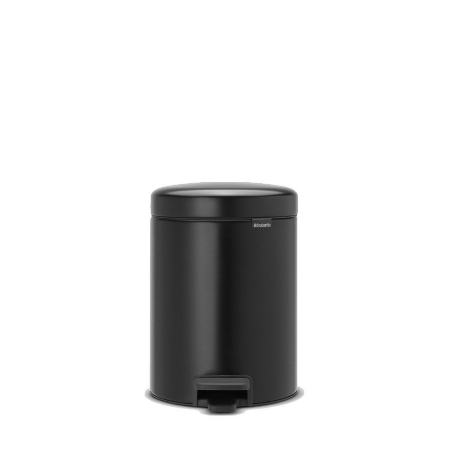 112928_1046_112928-pedal-bin-new-icon-5l-matt-black-01-web-w NewIcon Pedal Bin - канта за отпадоци, 5L matt black - Image 1