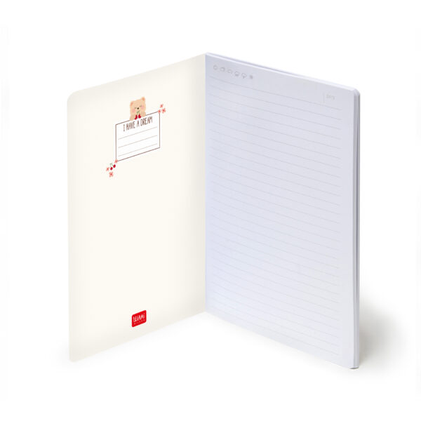Notebook Medium – A5 тетратка (линии), Teddy Bear – слика 2