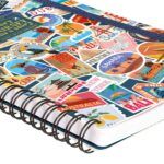 Spiral Notebook Medium – A5 тетратка со спирала, Travel – слика 4