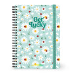 Spiral Notebook Medium – A5 тетратка со спирала, Ladybug Green