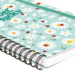 Spiral Notebook Medium – A5 тетратка со спирала, Ladybug Green – слика 4