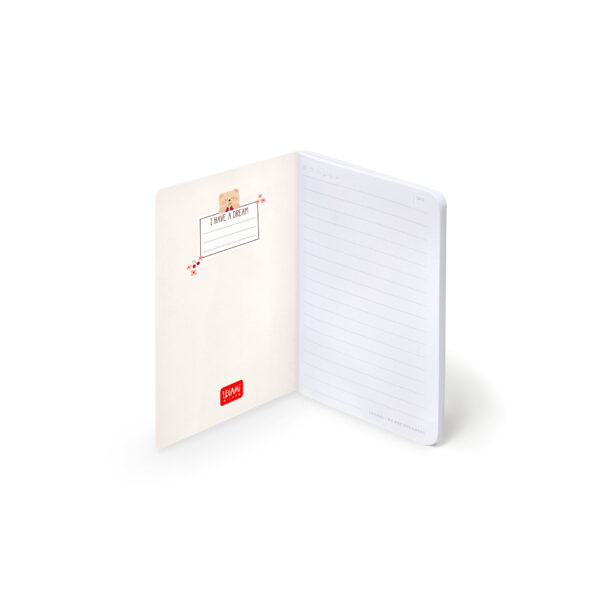 Notebook Small - A6 тетратка (линии), Teddy Bear – слика 2