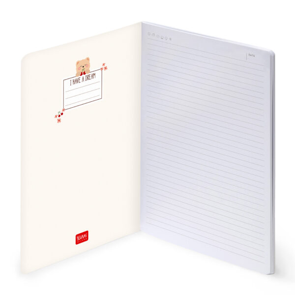 Notebook Large – B5 тетратка (линии), Teddy Bear – слика 2