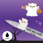 Spooky Party - сет 2 гел пенкала, Teddy Ghost + Kitty Mummy – слика 3