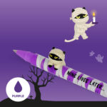 Spooky Party - сет 2 гел пенкала, Teddy Ghost + Kitty Mummy – слика 4