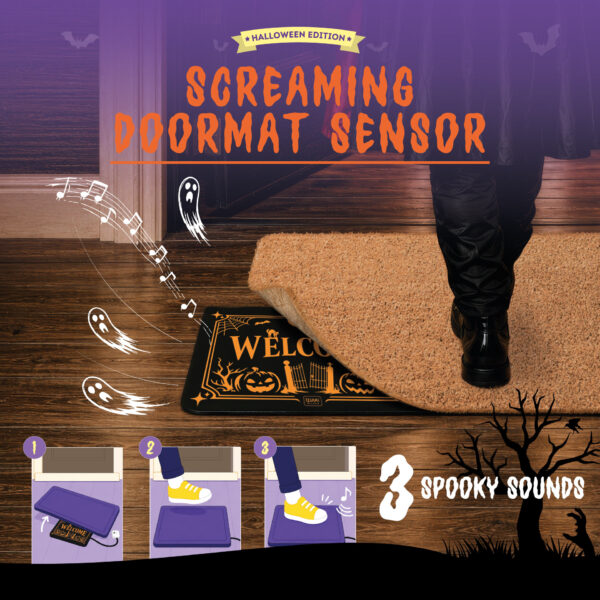 Screaming Doormat - подлога со звучни ефекти, Black – слика 2