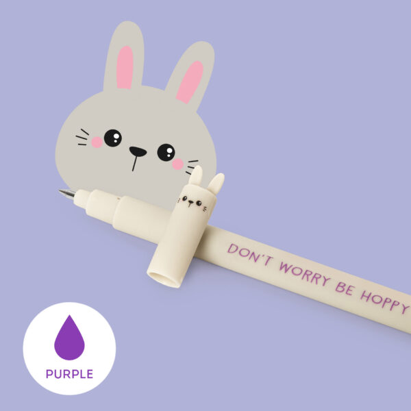 Erasable Gel Pen - пенкало, Bunny