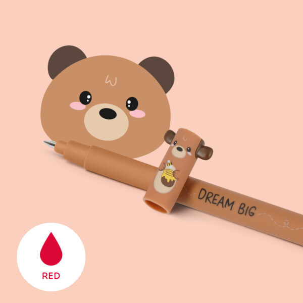 Erasable Gel Pen - пенкало, Teddy Bear