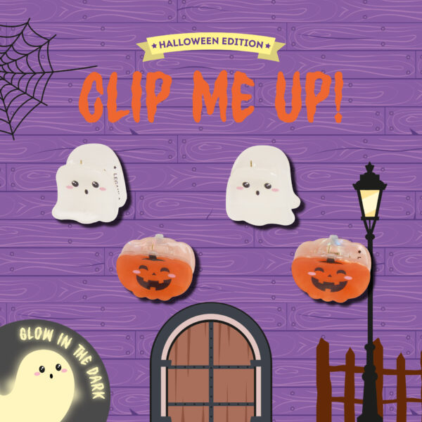 Clip Me Up! - сет 4 мини шнали, Ghost + Pumpkin – слика 2