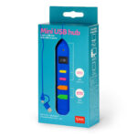 Mini USB Hub - USB разделник 5 порти, Blue – слика 3