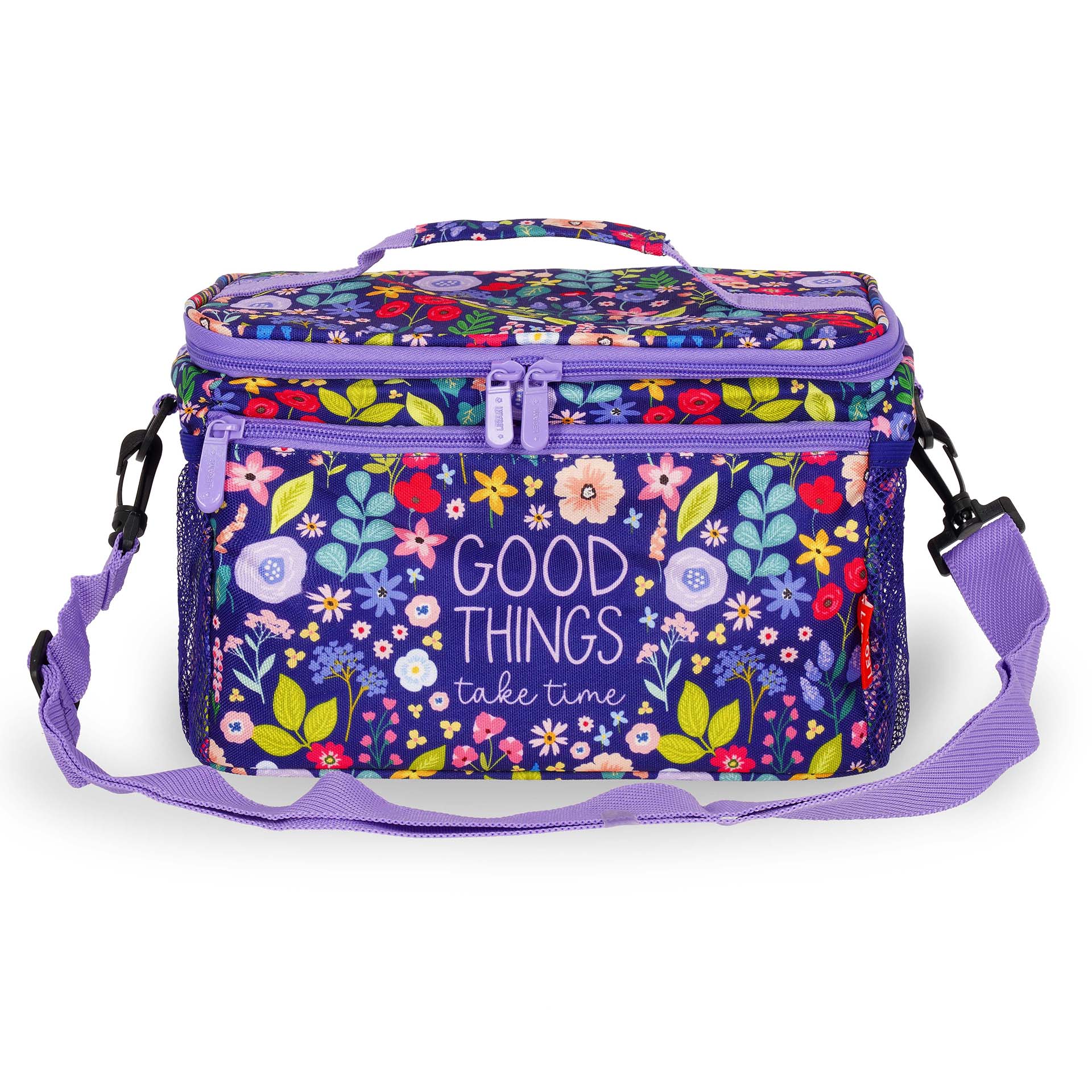 SLBAG0004_1.jpg Lunch Bag - торба за пренос на храна, Flowers