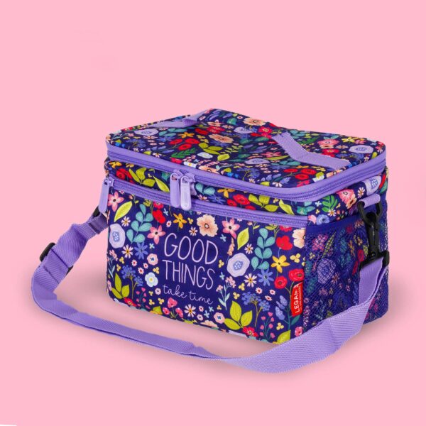 Lunch Bag - торба за пренос на храна, Flowers – слика 2