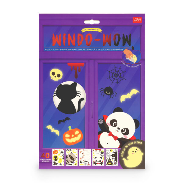 Windo-Wow - 40 налепници за прозорец, Pumpkin