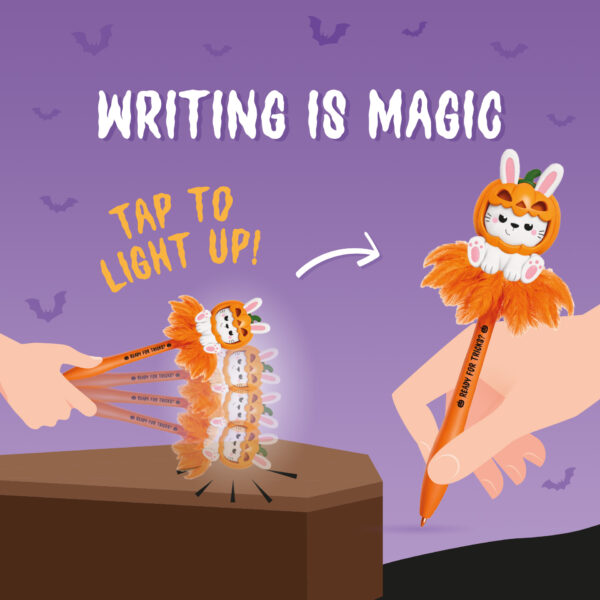 Writing is Magic - гел пенкало со светло, Bunny – слика 2