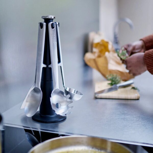 Elevate™ Excel 5-piece Utensil Carousel - сет од 5 лажици со држач